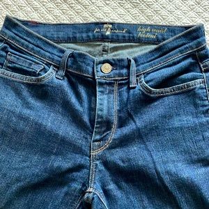 7 For All Mankind high waist bootcut Jean
